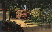 Frederic Bazille The Oleanders oil painting reproduction
